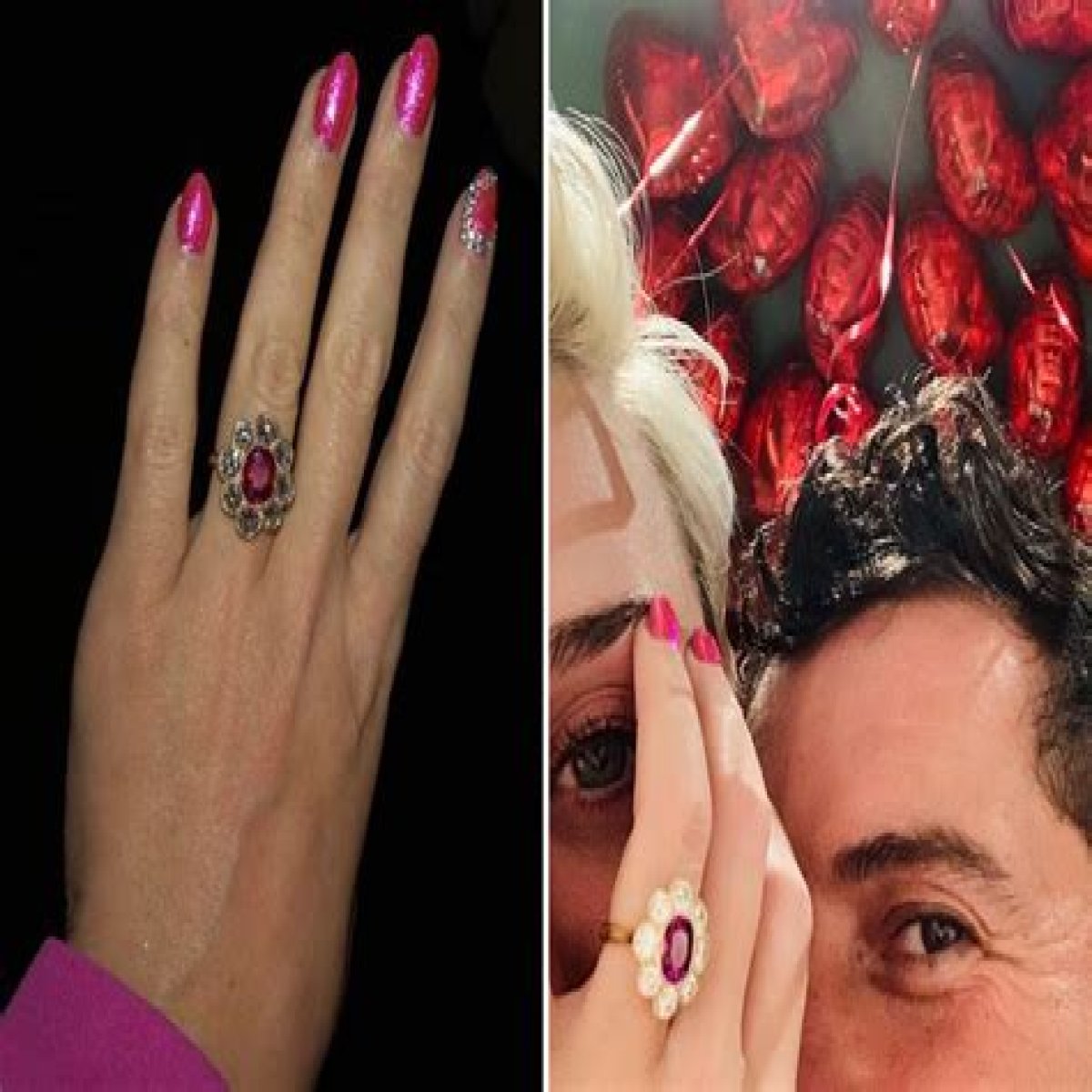 Katy Perry’s £4m engagement ring from Orlando Bloom looks like the ‘cheaper stepsister’ of the band he gave ex Miranda Kerr, eagle-eyes fans claim