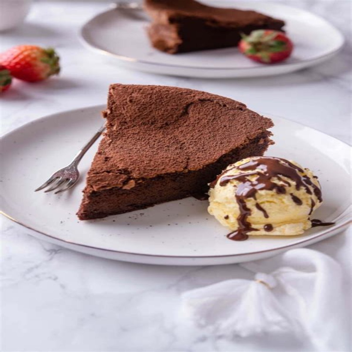 Rich often flourless cakes